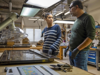 La conseillère en prévention du C2RMF