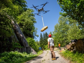 Un drone de portage pour les travaux difficiles d'accès
