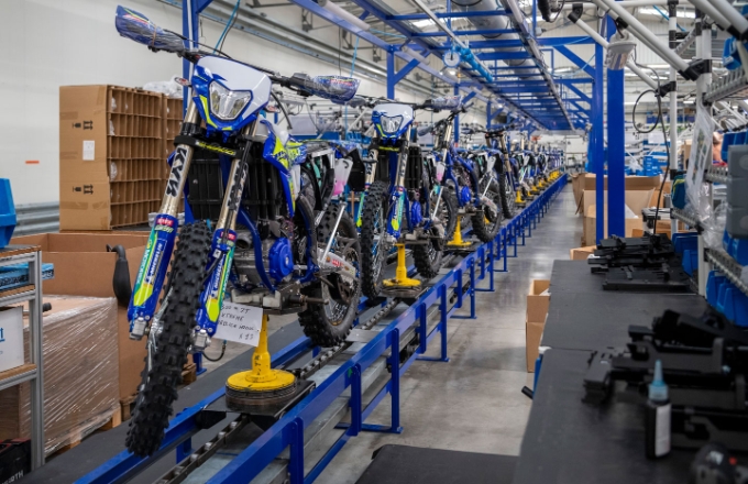 La fabrication en France des motos Sherco