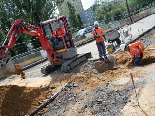 Les travaux routiers urbains