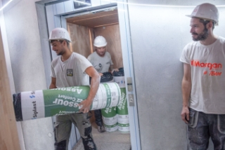 Conditions de travail améliorées et performance globale accrue : l'innovation au cœur du chantier d'un hôtel