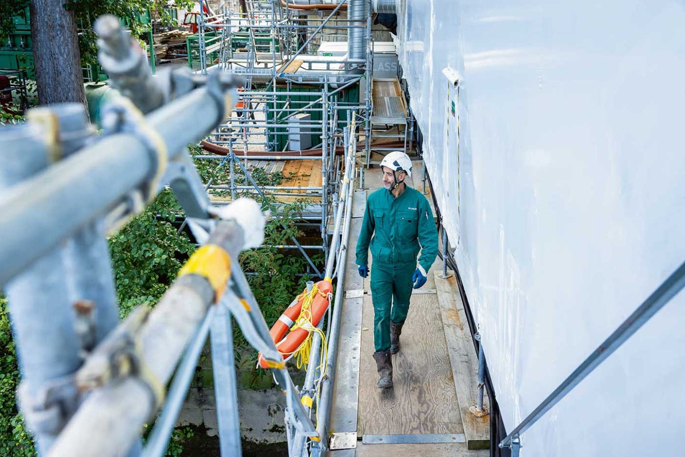 À la suite de l'intervention de la Carsat, l'entreprise s'est lancée dans un travail conséquent qui débouchera sur l’élaboration d’un logiciel également utilisé sur le chantier de rénovation de la cathédrale de Rouen.