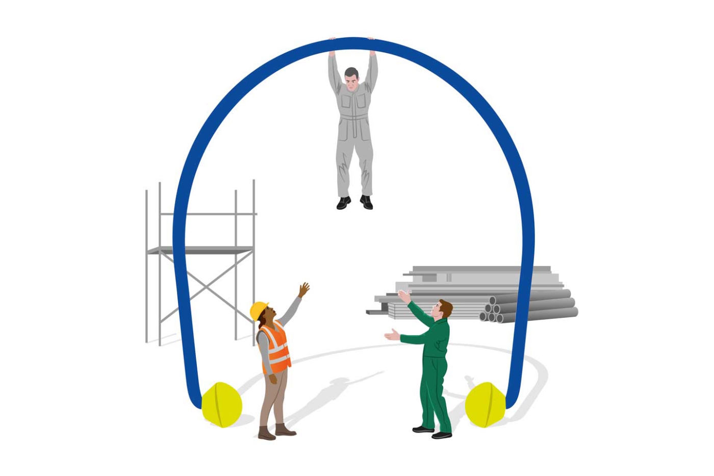 Illustration sur la thématique des EPI.