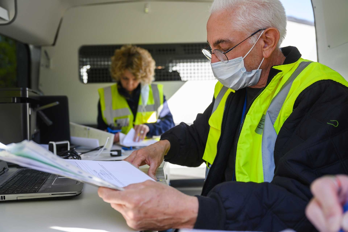 Yves Rostaing, contrôleur des transports terrestres.