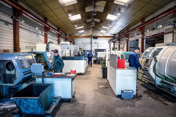 Vue de l'atelier de l'entreprise Cuxac