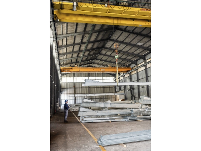 Vue d'une situation de travail chez Galva Metal. Vue d'une situation de travail chez Galva Metal.