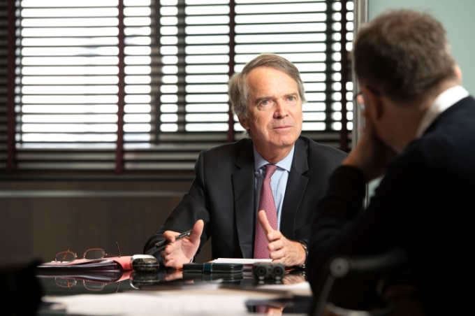 Portrait d'Hubert Mongon. Portrait d'Hubert Mongon.