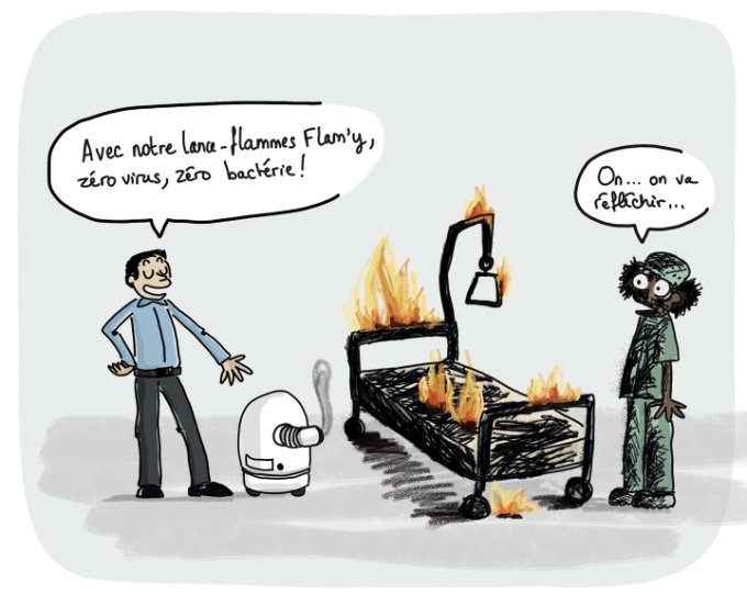 Illustration procédés de désinfection.