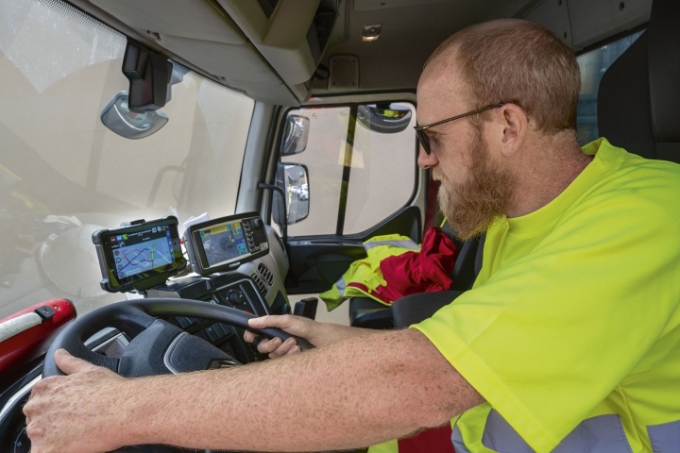 Vue d'une situation de travail chez Derichebourg à Caen-la-mer.