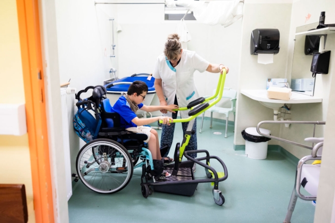 Illustration d'une situation d'accompagnement à la mobilité.