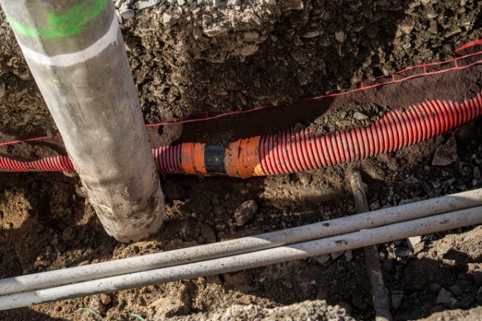 Illustration de réseaux enterrés.