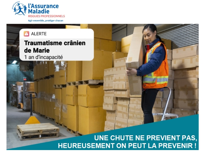 Campagne Assurance maladie - Risques professionnels contre les chutes