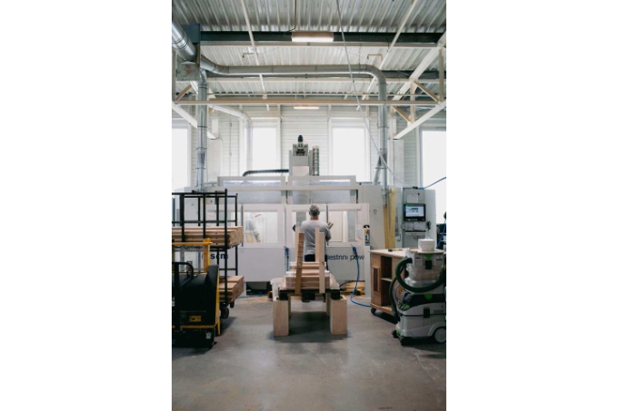 Vue d'une situation de travail dans l'entreprise Alki.