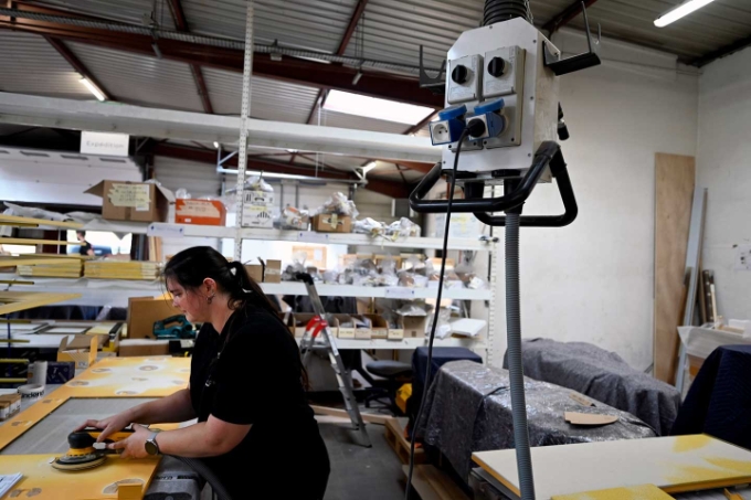 Vue d'une situation de travail chez Technics d'agencement.