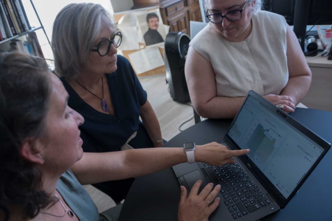 Vue d'une situation de travail.