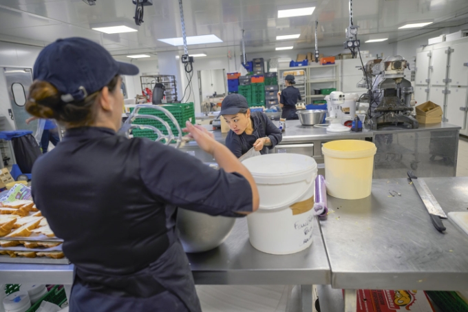 Vue d'une situation de travail dans l'entreprise Constant.