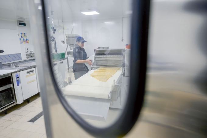 Vue d'une situation de travail dans l'entreprise Constant.