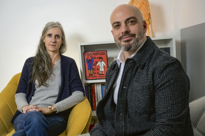 Portrait d'Isabelle Gernet et Fabien Lemozy.