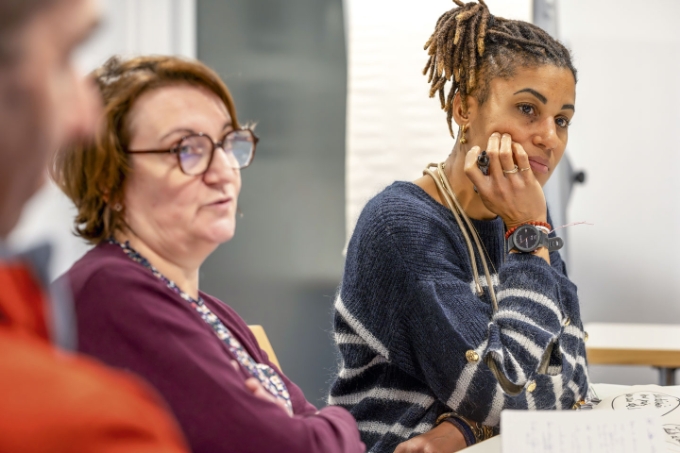 Vue d'une situation de travail au C2RMF