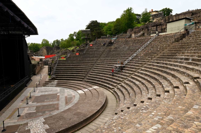 Vue d'une situation de travail dans le spectacle vivant.