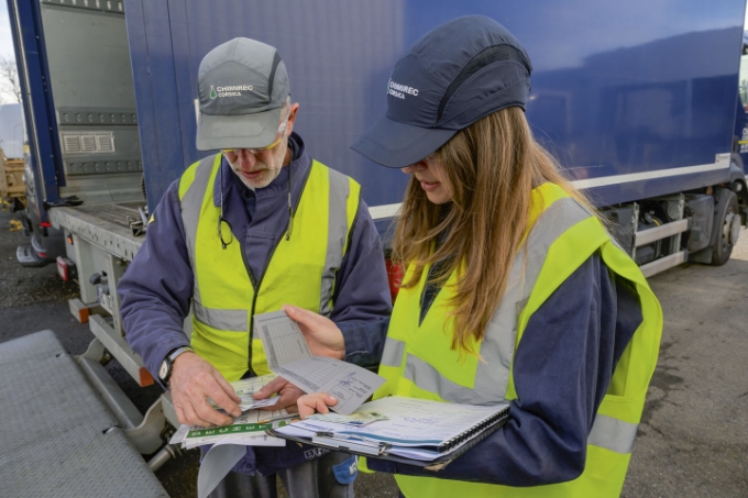 Vue d'une situation de travail chez Chimirec.