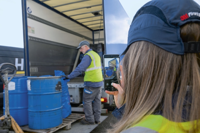 Vue d'une situation de travail chez Chimirec.