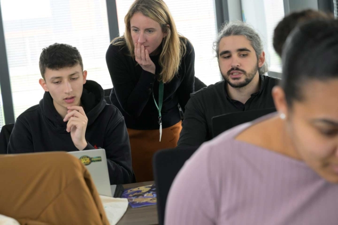 Vue d'une situation de formation chez Le Roy Logistique.
