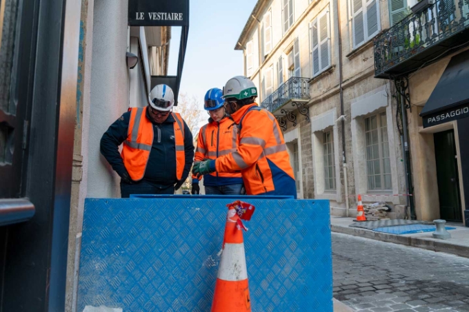 Vue d'une situation de travail chez NGE.