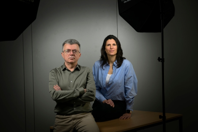 Portrait de Xavier Blot et Clémentine Charlemaine.