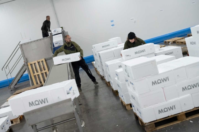 La plate-forme supprime les postures les plus contraignantes liées à la dépalettisation manuelle et réduit  les manutentions pour les préparateurs de commandes. 