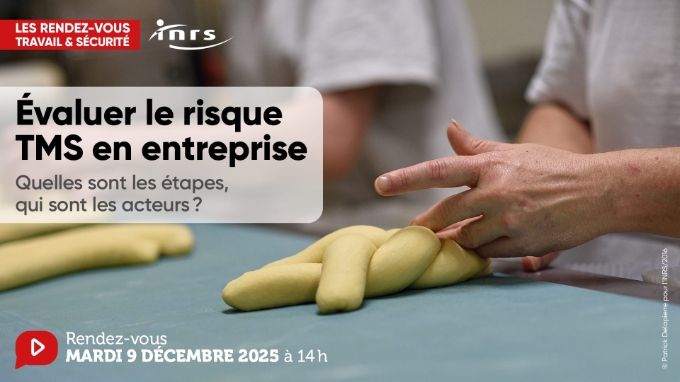Illustration du Rendez-vous Travail & Sécurité - Évaluer le risque TMS en entreprise